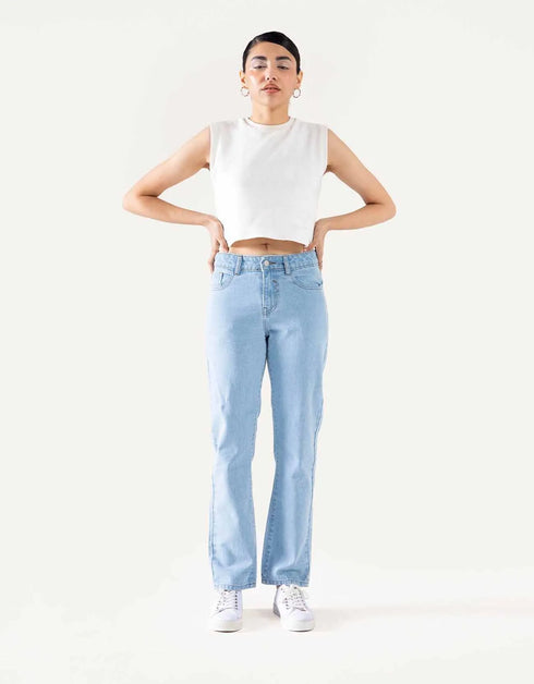 BASIC STRAIGHT JEANS